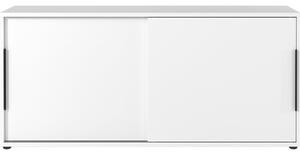 Biała szafka z drzwiami przesuwnymi 160x74 cm Mailand – Germania