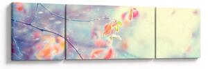 Obraz - Listki w lodzie (170x50 cm)