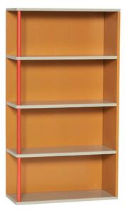 Pomarańczowy regał ścienny z litego drewna jesionowego 60x109 cm Apollo – Hübsch