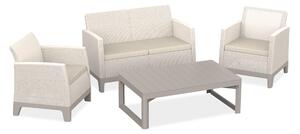 Meble ogrodowe SCANDI MAX2/LYON Pebble Grey-Soft Beige / Sf. Beige - Keter
