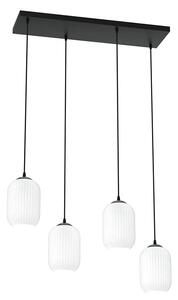 Nowoczesna lampa z czterema szklanymi kloszami - 3X D164 F3-A39