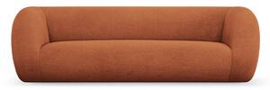Pomarańczowa sofa z materiału bouclé 230 cm Essen – Cosmopolitan Design
