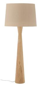Beżowa lampa stojąca z tekstylnym kloszem (wysokość 130 cm) Leonor – Bloomingville