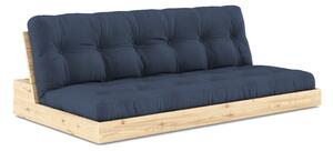 Ciemnoniebieska rozkładana sofa 196 cm Base – Karup Design