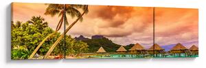 Obraz - Bora Bora Island (170x50 cm)