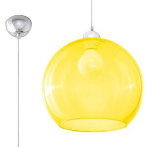 Lampa wisząca BALL żółta Sollux Lighting
