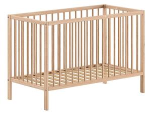 Łóżeczko z litego drewna sosnowego 60x120 cm DINO – Vipack