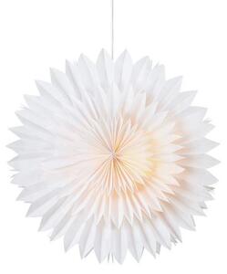 Biały lampion Solina - 45cm, dekoracyjne światło