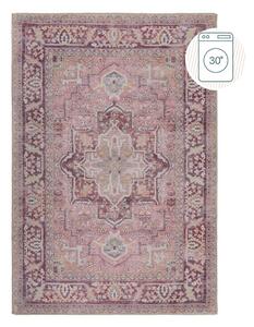 Jasnoczerwony dywan z mieszanki włókien z recyklingu odpowiedni do prania 120x170 cm Windsor – Flair Rugs