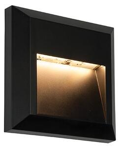 Lampa ścienna Severus - czarna, nowoczesna, IP65