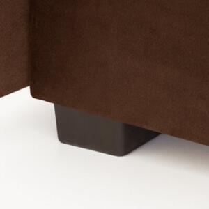 Wersalka RozkÅadana Sofa Kanapa z FunkcjÄ Spania Dwuosobowa BrÄ zowa PORTO