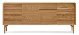 Niska komoda w dekorze dębu 200x86 cm Lenon – Kave Home