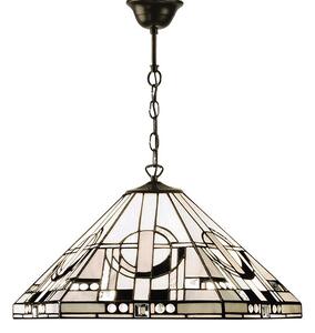 Lampa wisząca Metropolitan - Interiors - szklana, brązowa