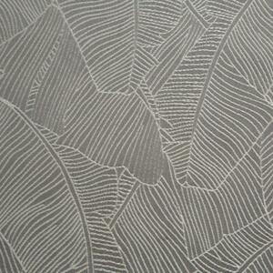 Obrus EUROFIRANY Isla 140 x 220 cm Srebrno-biaÅy