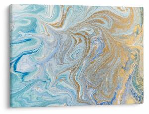 Obraz - Niebieski marmur (70x50 cm)