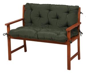 Ogrodowe poduszki do siedzenia na ławkę w kolorze khaki zestaw 2 szt. 50x100 cm Selby – Sun Garden