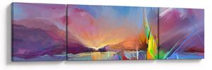 Obraz - Zachód słońca (170x50 cm)
