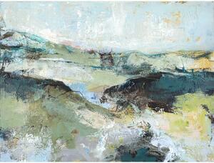 Obraz z ręcznie malowanymi elementami 118x90 cm Green Mountain – Malerifabrikken