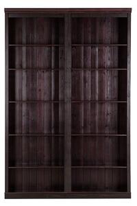 Brązowy regał z litego drewna sosnowego 148x223 cm Anita – Støraa
