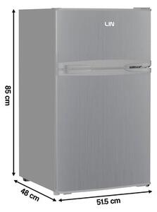 Lodówka LIN LI-EF2-11 85cm Srebrna