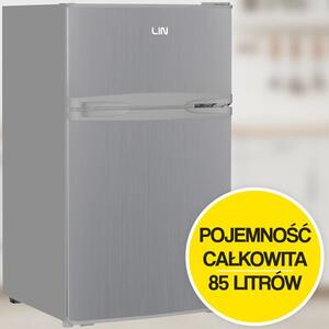 Lodówka LIN LI-EF2-11 85cm Srebrna