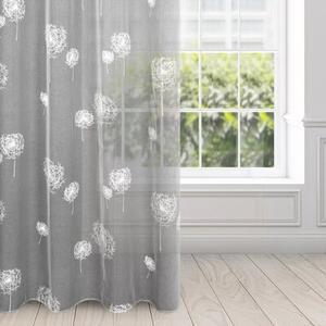 Firana gotowa EUROFIRANY Sabine 140 x 250 cm Stalowy