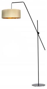 Lampa stojąca podłogowa przegubowa regulowana z abażurem walec MODERN