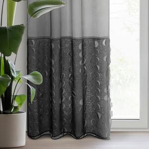 Firana gotowa EUROFIRANY Debora 140 x 250 cm Czarny