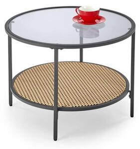 Stolik kawowy DAKOTA 60x60 dymiona/naturalna