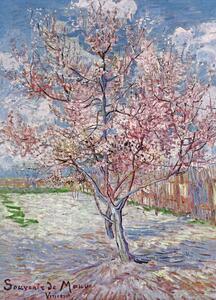 Druk artystyczny Souvenir de Mauve - Pink Peach Tree in Blossom 1888, Vincent van Gogh