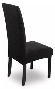 Pokrowiec na krzesło EUROFIRANY D91 469438 (35 x 30 x 55 cm) Czarny
