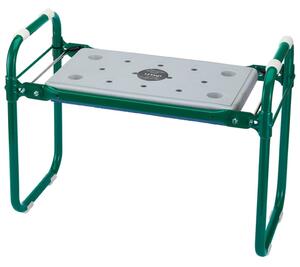 Draper Tools Składane krzesło/klęcznik ogrodowy, żelazny, zielony