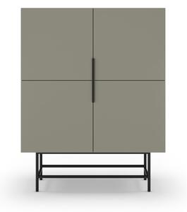Zielonoszara szafka 100x128 cm Eldia – Marckeric
