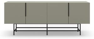 Zielonoszara niska komoda 200x77,5 cm Eldia – Marckeric