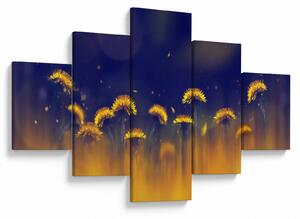 Obraz - Dmuchawce (125x70 cm)