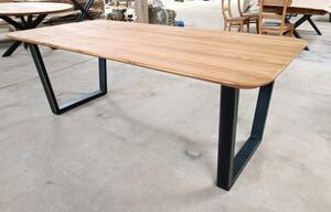 Stół jadalniany Semi OVAL V 200x100x76 TEAK