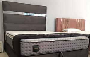 Łóżko tapicerowane Sulivan : Rozmiar - 200x200, Grupa tkanin - GRUPA I, Pojemnik na pościel - Nie