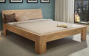Łóżko drewniane Frida : Rozmiar - 90x200, Wybarwienie drewna - Buk naturalny, Rodzaj drewna - Buk