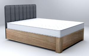 Łóżko drewniane New York : Rozmiar - 180x200, Pojemnik na pościel - Tak, Rodzaj drewna - Olcha, Wybarwienie drewna - Olcha naturalna