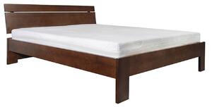 Łóżko drewniane Haga : Rozmiar - 140x200, Pojemnik na pościel - Nie, Rodzaj drewna - Olcha, Wybarwienie drewna - Olcha naturalna