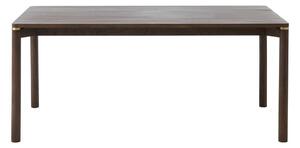 Brązowy rozkładany stół 95x180 cm Arun – Unique Furniture