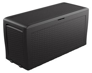 Skrzynia ogrodowa KETER Samoa Rattan Box 270L Antracytowy