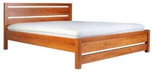 Łóżko drewniane Kolorado : Rozmiar - 90x200, Pojemnik na pościel - Tak, Rodzaj drewna - Dąb, Wybarwienie drewna - Dąb naturalny