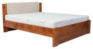 Łóżko drewniane Toronto : Rozmiar - 100x200, Pojemnik na pościel - Nie, Rodzaj drewna - Olcha, Wybarwienie drewna - Olcha naturalna