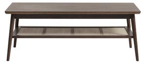 Brązowy stolik z blatem w dekorze dębu 60x120 cm Barrali – Unique Furniture