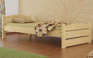 Łóżko drewniane Sydney : Rozmiar - 90x200, Rodzaj drewna - Sosna, Wybarwienie drewna - Sosna naturalna