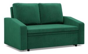 Sofa z funkcjÄ spania, BLOM, velvet, 148x87x90 cm, butelkowa zieleÅ | TYLETEGOTU