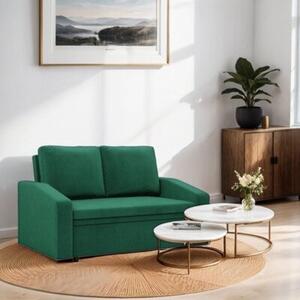 Sofa z funkcjÄ spania, BLOM, velvet, 148x87x90 cm, butelkowa zieleÅ | TYLETEGOTU