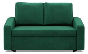 Sofa z funkcjÄ spania, BLOM, velvet, 148x87x90 cm, butelkowa zieleÅ | TYLETEGOTU