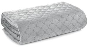 Narzuta EUROFIRANY Ariel 220 x 240 cm Srebrny